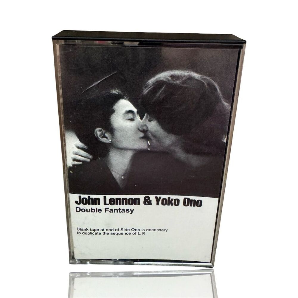 John Lennon & Yoko Ono Double Fantasy Cassette Tape 1980 Rock Album